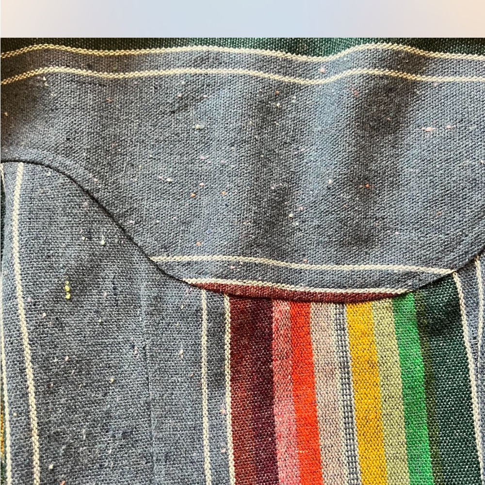 Vintage Southwestern Striped Multicolor Women's Jacket S-M - Picture 4 of 4